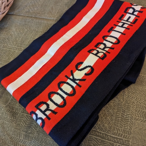 Brooks Brothers Marino Wool Ski Scarf - Picture 3 of 4